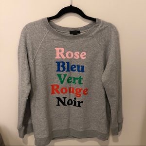 J. Crew Tops - J Crew French Colors Sweatshirt J. Crew Tops - J Crew French Colors Sweatshirt